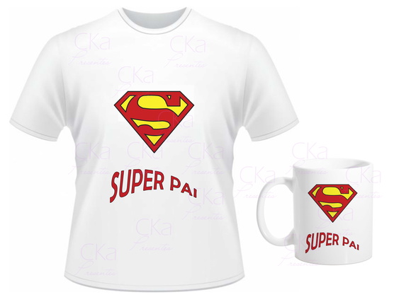 KIT CAMISETA SUPER PAI