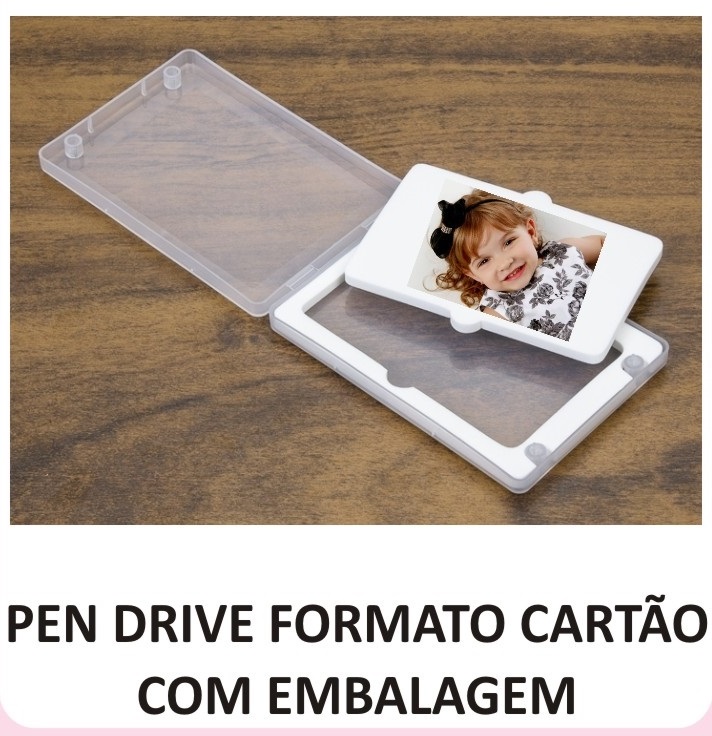 PEN DRIVE FORMATO CARTÃO 8 GB 